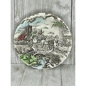 Vintage MYOTT STAFFORDSHIRE Royal Mail Multicolor Bowl